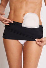 Upload image to gallery viewer, Ostomy Swim Wrap - Black With Inside Pocket