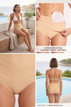 Bild zum Galeriebetrachter hochladen, Bikini-Höschen mit hoher Taille - Beige