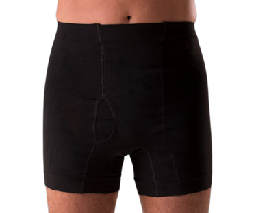 Boxer Ostomy Corsinel Niedrige Taille - Schwarz