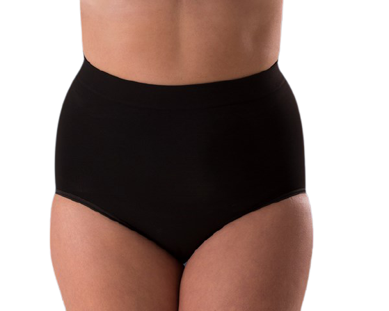 Ostomy Panty Corsinel Niedrige Taille - Schwarz