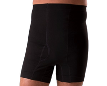 Bild in die Galerie hochladen, Ostomy High Waist Men's Boxer Briefs - Black
