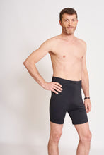 Bild zum Galeriebetrachter hochladen, Badebekleidung für Männer mit hoher Taille, schwarz