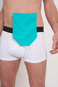 Meditex dehnbare Ostomy Pouch Abdeckung - Cyan