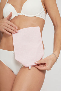 Ostomy Pouch Pouch Cover Easy Open Baumwolle - Pink