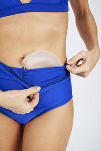 Ostomy High Waist Bikini Bottom Victoria - Pre-sale