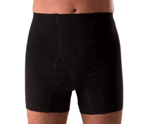 Load image in gallery viewer, Ostomy Boxer Corsinel Low Waist - Black