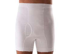 Load image in gallery viewer, Ostomy High Waist Boxer For Men - White