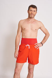 Ostomy Swim Wrap- Red