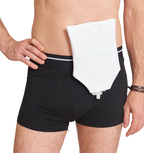 Ostomy Bag Cover White