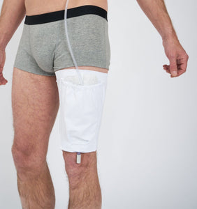 Support de poche d'urine de cuisse avec velcro