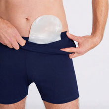 Upload image to gallery viewer, Ostocare Boxer de stomie en coton à taille haute (sans ouverture frontale)