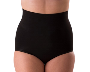 Culotte de stomie taille haute pour femme - noire