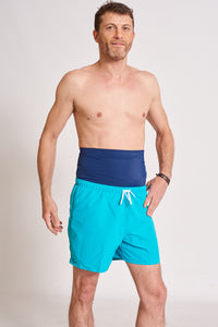 Bandeau de bain pour stomie - Bleu marine