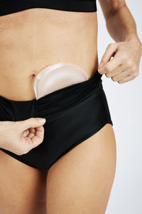 Conjunto de biquíni de cintura alta para ostomia Victoria - Pré-venda