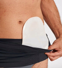 Cargar imagen en el visor de la galería, Faja Natación Ostomía - Negro