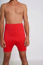 Cargar imagen en el visor de la galería, Bañador Ostomía Hombre Cintura Alta - Rojo
