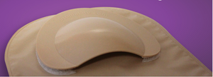 Protector para Ostomia Stomadome - (1 Protector  + 52 Tiras de Velcro )